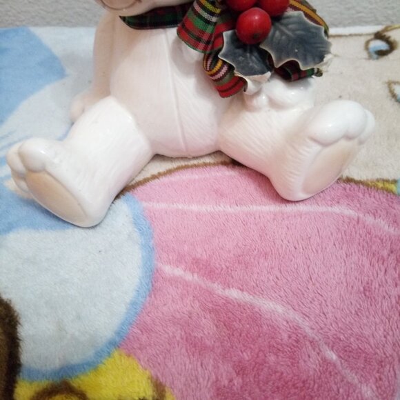 "Artistic Gifts, Holiday Bear Collectible (Selling As Is) - Picture 4 of 13
